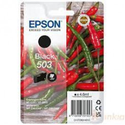 Epson 503 BLACK Original Ink Cartridge (4.6 Ml.) - C13T09Q14010